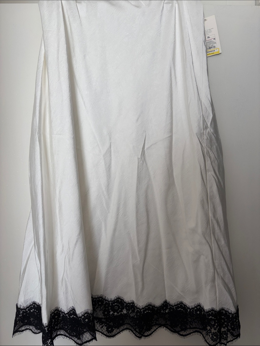 a new day Cream Elastic Waist Skirt